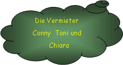 Wolkenförmige Legende: Die Vermieter
Conny Toni und
Chiara
